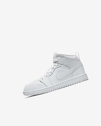 Nike Jordan 1 Mid Blancos Blancos Blancos | MX 4660
